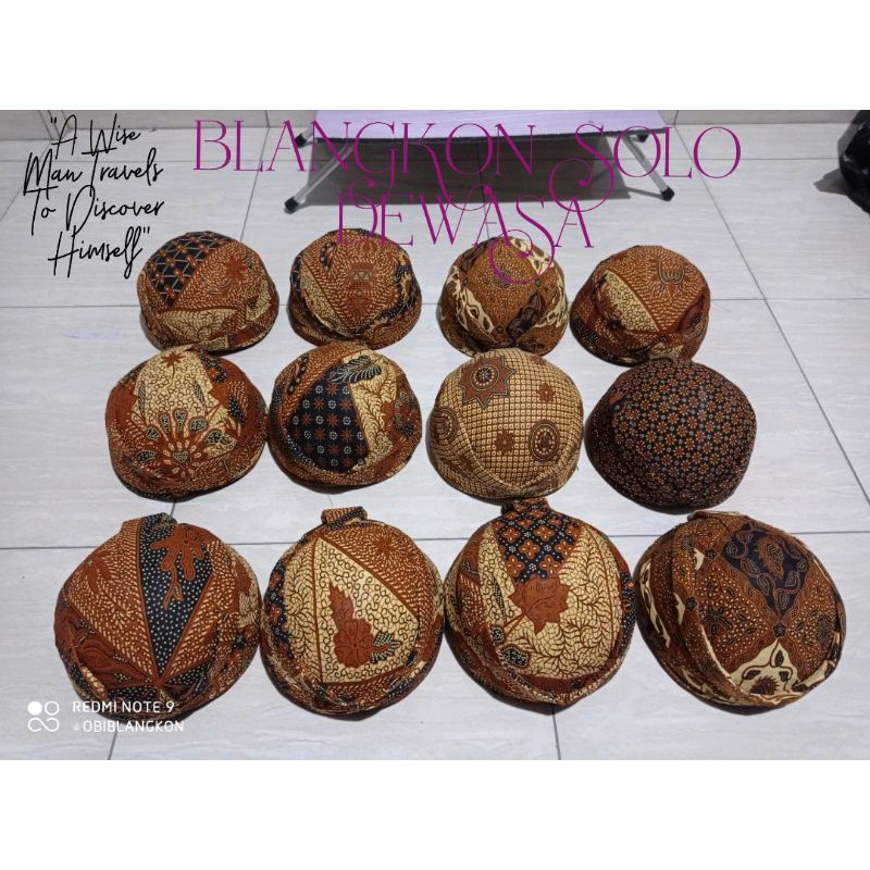 BLANGKON SOLO DEWASA MURAH MOTIF RANDOM