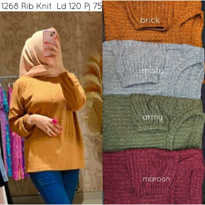 promo fhasion wanita-atasan bluese rajut slimfit premium import/termurah/tebaru/trendy kekinian