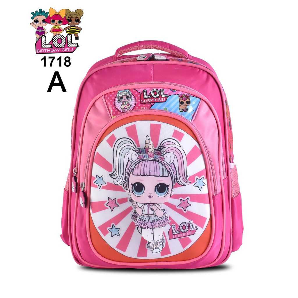 Tas Ransel SD Lampu Musik Dimensi tas frozen