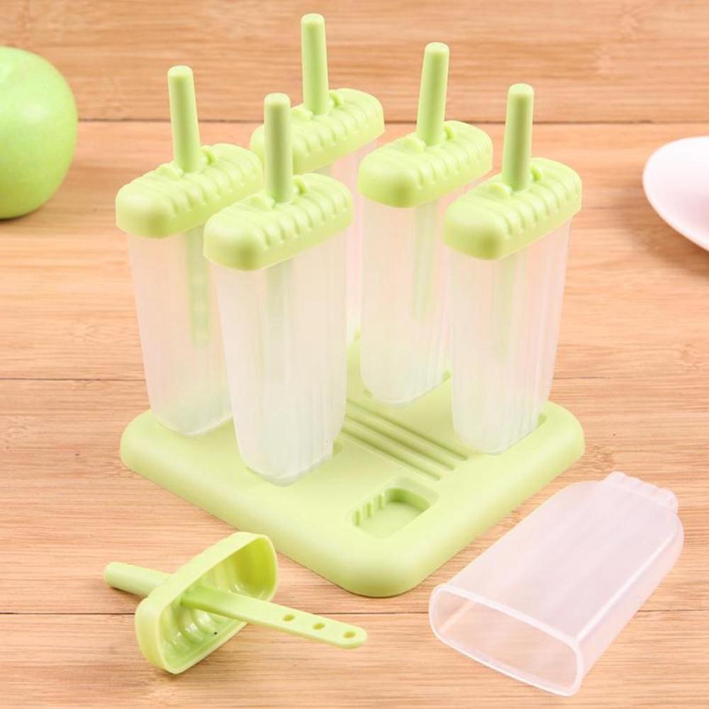 [Elegan] Cetakan Es Loli Ramah Lingkungan Stocked Reusable Yogurt with Popsicle Stick Cetakan Es Pop