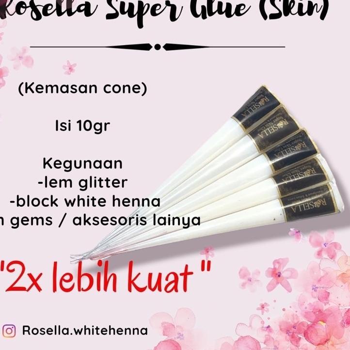 

[KODE G8PGH] Super Glue Rosella kemasan cone 10 gr (lem kulit)