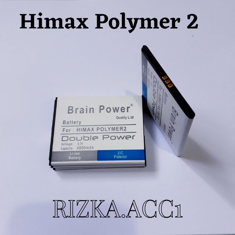 Baterai Batre Himax Polymer 2 Polymer2 Double Power Battery Hp