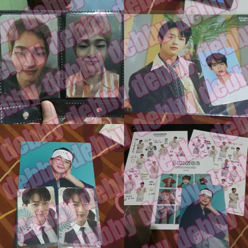 SHINEE PHOTOCARD / MINHO PHOTOCARD/ ONEW TSOL PC/ SHINEE WELKIT/ CHOI MINHO