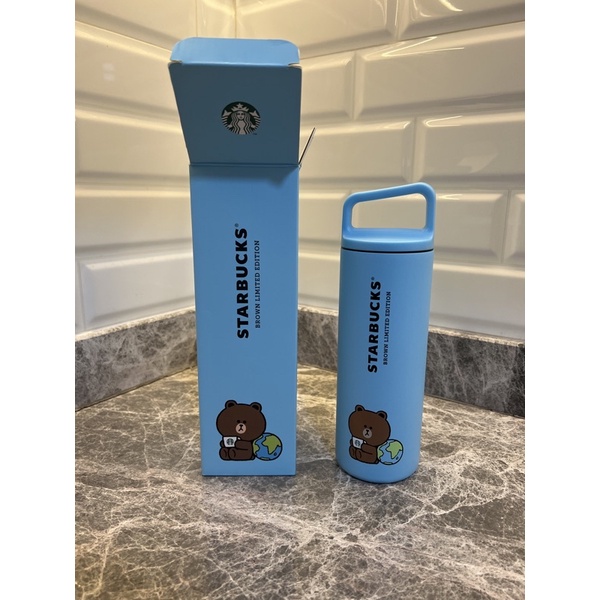 tumbler starbucks brown limited edition blue