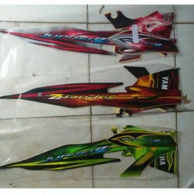 STRIPING JUPITER Z NEW - BURHAN - STRIPING JUPITER Z NEW BURHAN MERAH OREN HIJAU