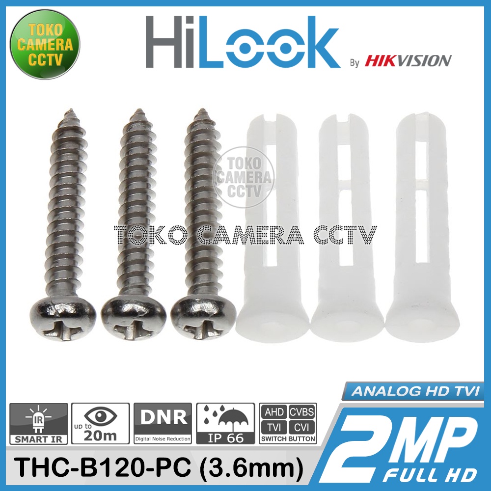 KAMERA CCTV OUTDOOR 2MP HILOOK THC B120 PC