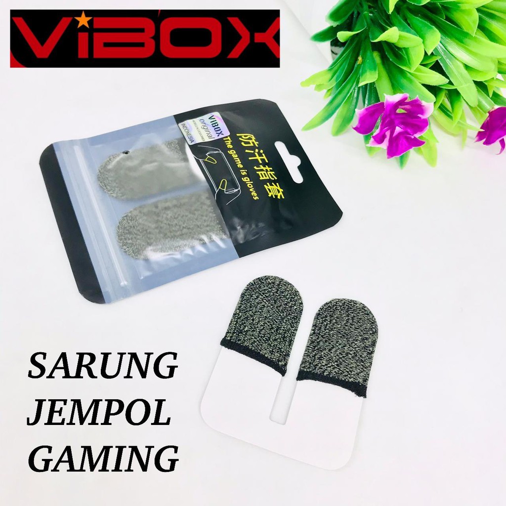 PROMO SARUNG JEMPOL MURAH GAMING PUBGI COD MOBA GAMING anti slip anti basah satu pasang