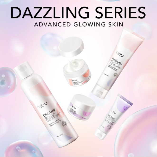 NEW YOU Dazzling Glow UP - Rangkaian Perawatan Wajah YOU Dazzling