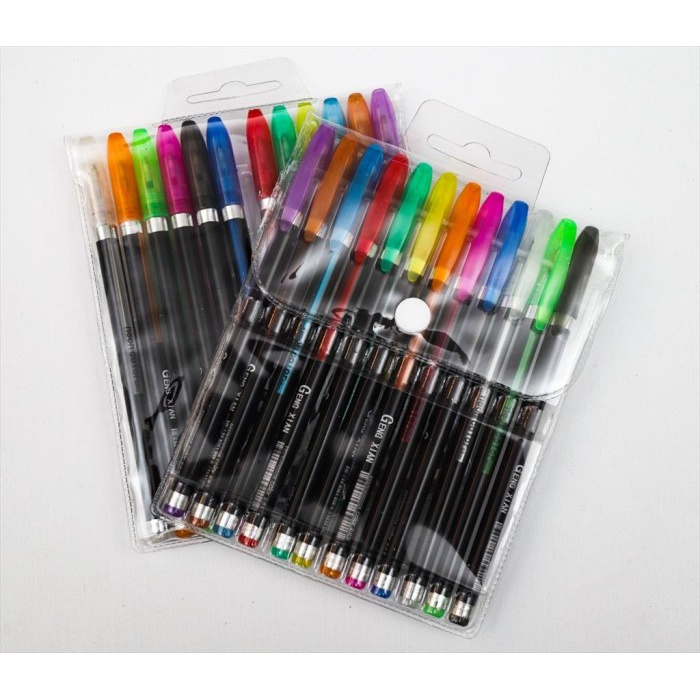 

MURAH Gel Pen Glitter 12 Warna