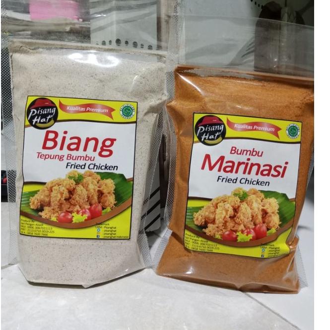 

HOT PRODUCT paket biang tepung dan bumbu marinasi ayam goreng fried chicken 500g 2286 パ