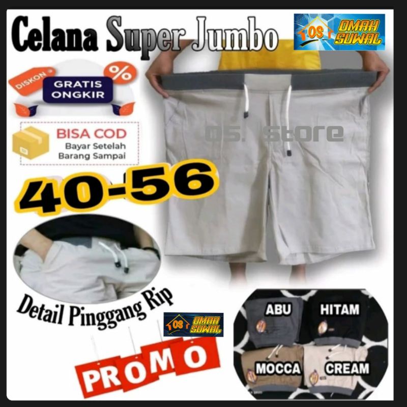 CELANA PENDEK PRIA JUMBO BIG SIZE CELANA PENDEK JUMBO XXXXL CELANA PENDEK PRIA CHINO