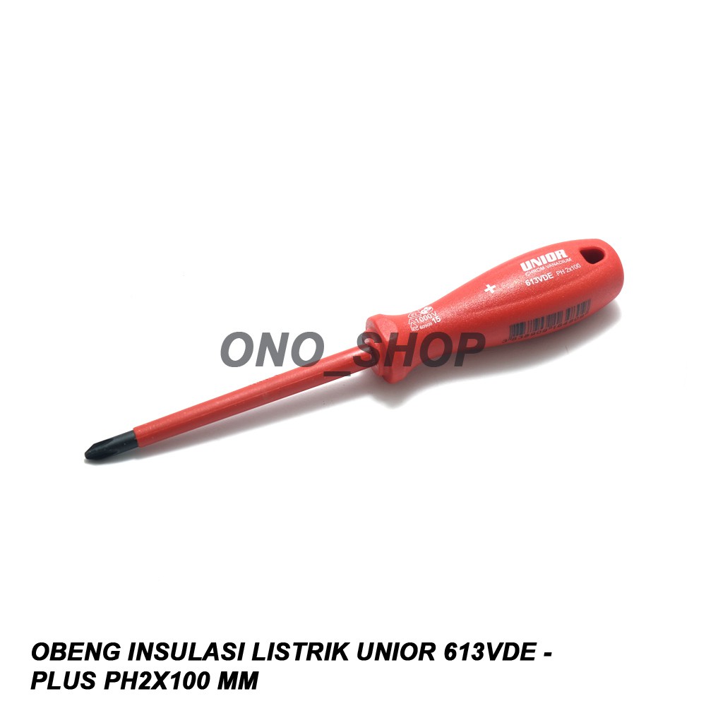 Jual Obeng Insulasi Listrik Unior Vde Plus Ph X Mm Shopee