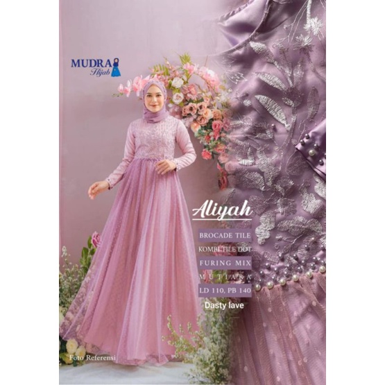 ALIYAH DRESS / DRESS BROKLAT WANITA / DRESS BRIDESMAID / GAMIS TILE / GAMIS BROKLAT WANITA MURAH