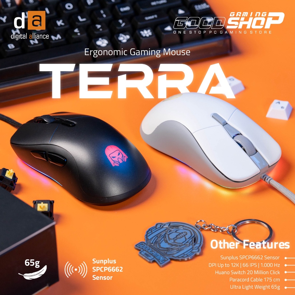 Digital Alliance Terra Ergonomic RGB - Gaming Mouse