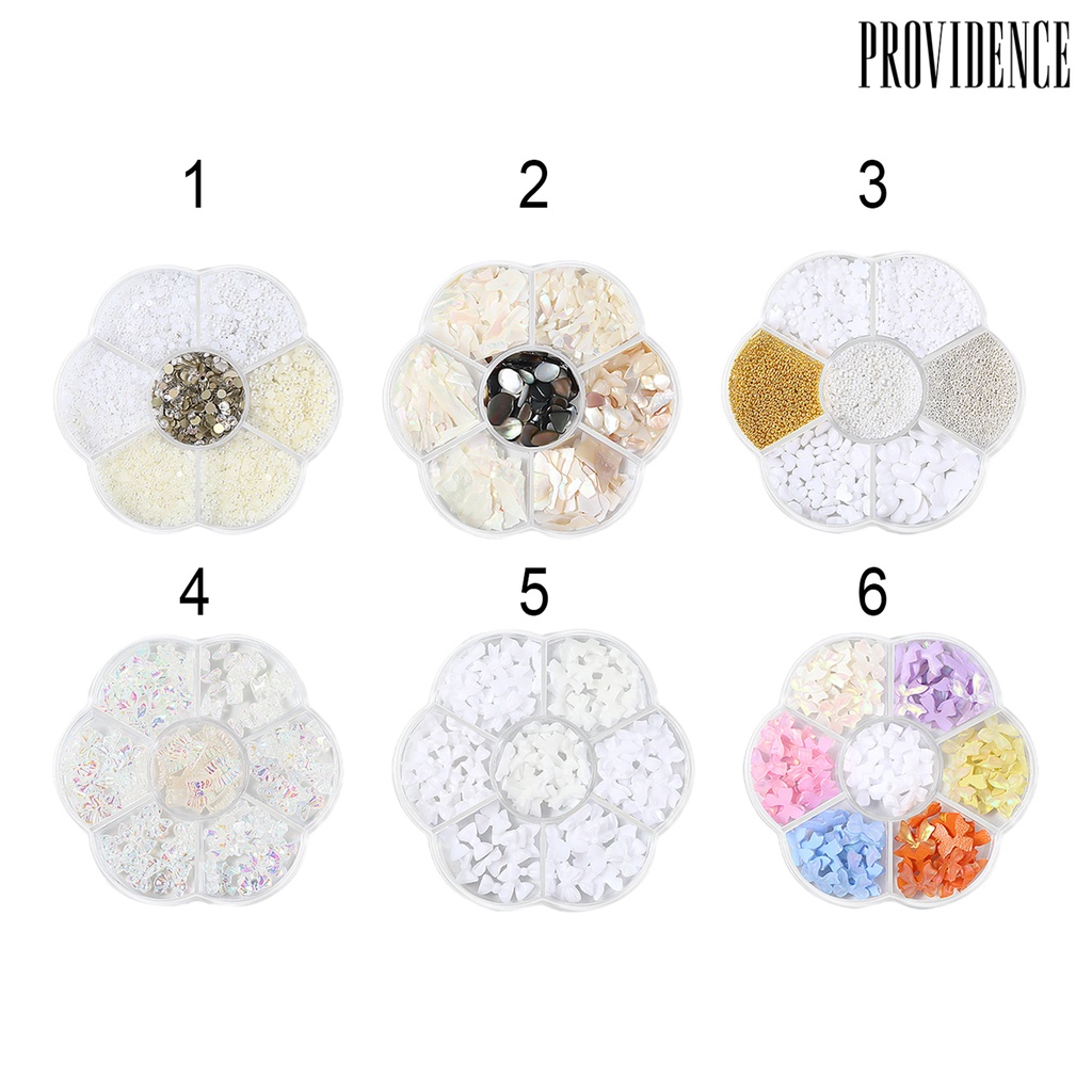 Providence 1Box Manicure Decoration Universal Wide Application Resin Nail Art Accessories Pearl Sequins for Photography