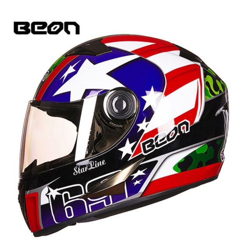 Helm Full face Beon Nicky Hayden 69 motogp