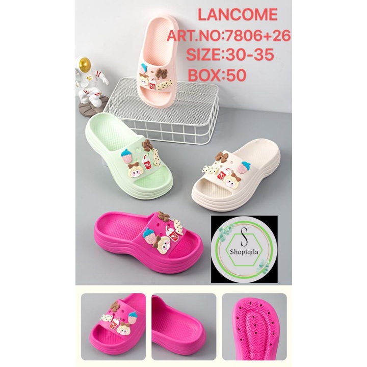 sandal fuji eva rubber import lancome anak remaja 7806+26/7806+29/7806+32 (30-35)