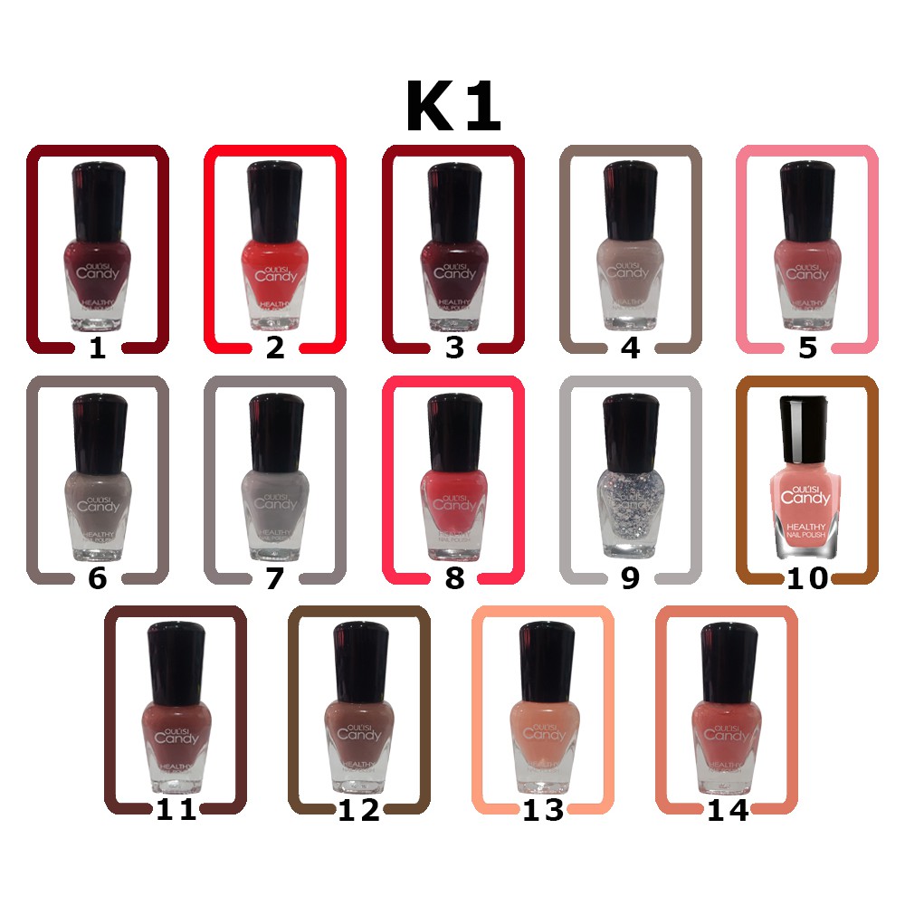 MoonLand 401 COD Kuteks Peel Off Cat Kuku Palsu Wanita Nail Polish Halal Kecantikan Candy 41 WARNA