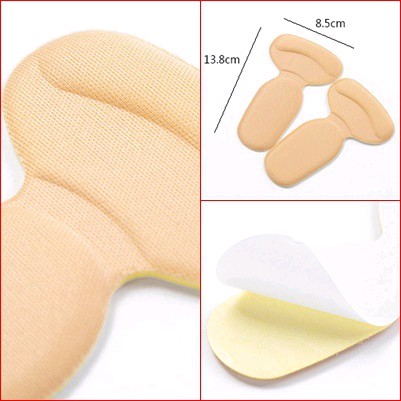 Bantalan Pelindung Tumit Kaki T-Shaped Insole Shoes Pad Alas Kaki / Alas Sepatu