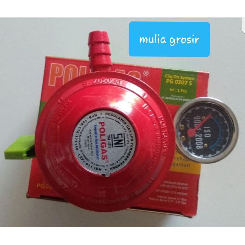 Jual Regulator Poligas Meteran Regulator Kompor Gas Tekanan Rendah