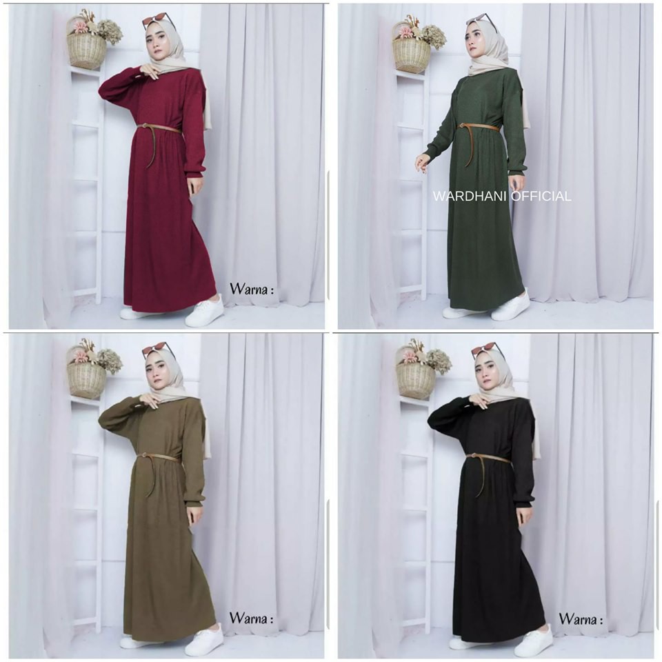 TokoMilkan - Dress Wanita Dewasa MEDARI Bahan Rajut