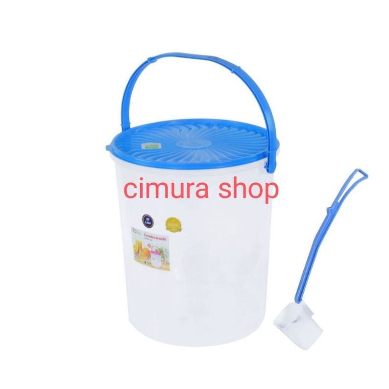 Toples shinpo+ gayung/toples +gayung shinpo 20 liter/toples es kelapa/toples es buah/toples serbagun