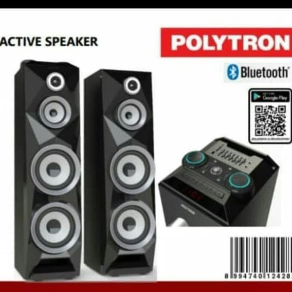 POLYTRON SPEAKER AUDIO PAS 8B28 PAS8B28 USB XBR BLUETOOTH