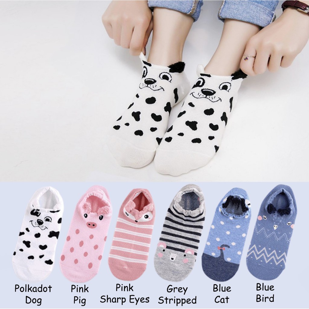 Kaos Kaki Wanita Motif Kartun Hewan Lucu Imut Unik 3d Qualitas Kaos Kaki Wanita Motif Kartun Hewan Lucu Imut Unik 3d Qualitas