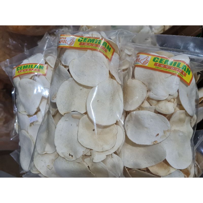 

keripik kentang putih