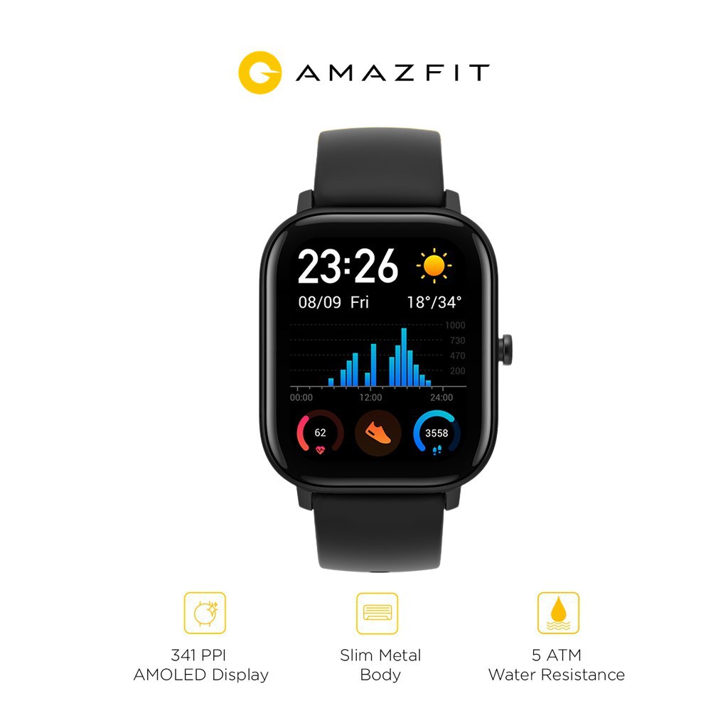Jam Tangan Smartwatch Amazfit GTS Fashion Fit International Version Original