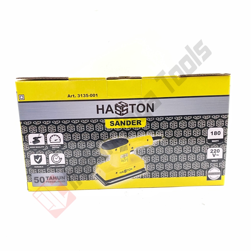 HASSTON 3135-001 Mesin Amplas Panjang Orbital Sander Kotak Sheet