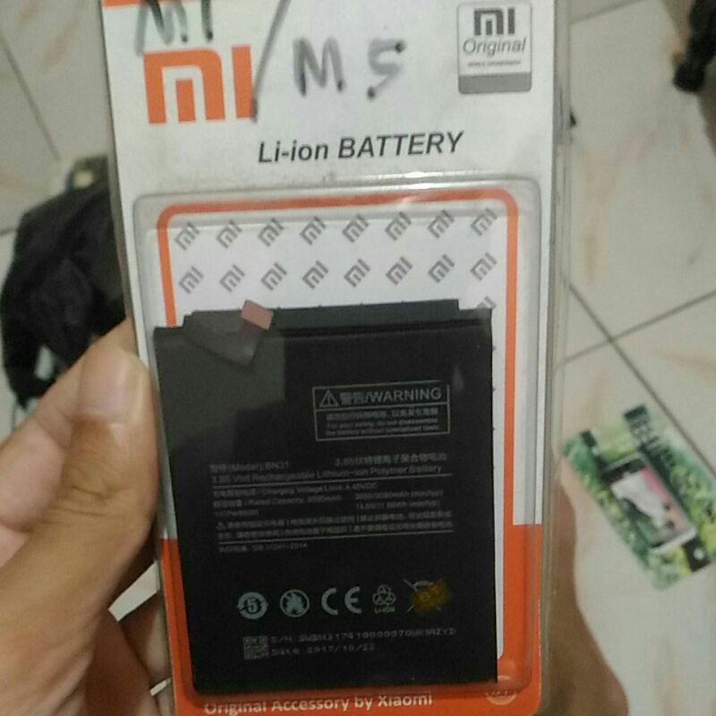 baterai tanam xiomi original