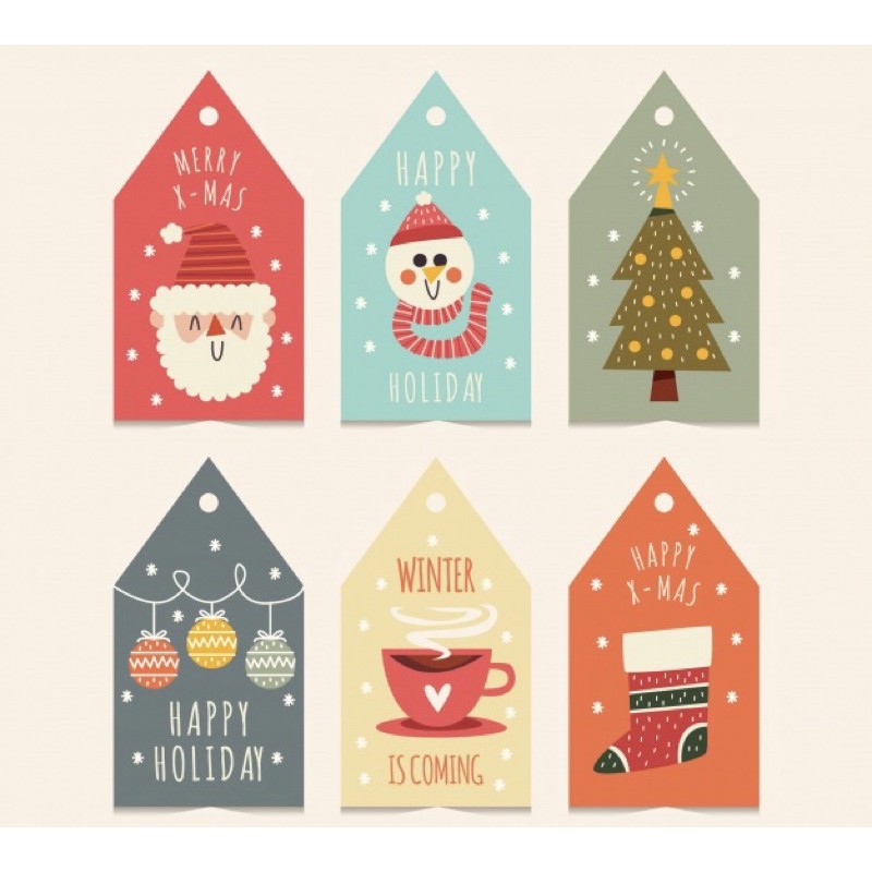 

CHRISTMAS TAG (isi 50 pcs)