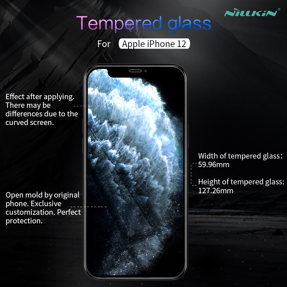 Tempered Glass Apple iPhone 12 Mini 5.4 Nillkin Amazing H+ Pro Original
