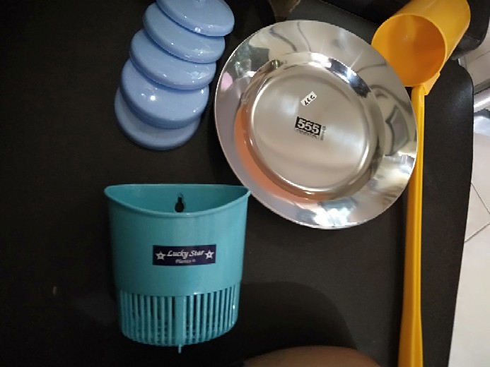 Gayung Sirup/gayung Es Buah Gagang Panjang 390ml Green Leaf