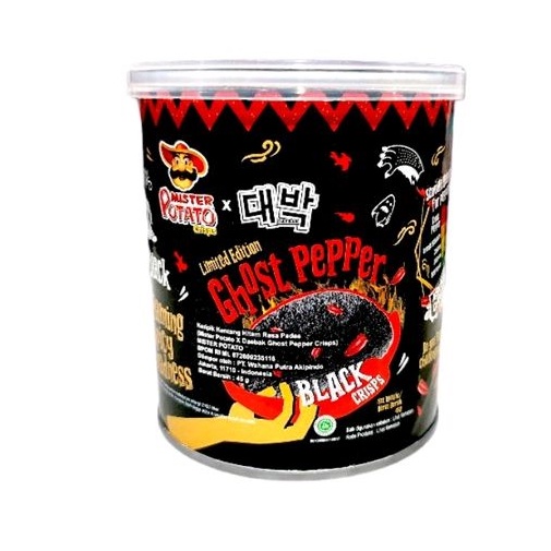 

Mister Potato Limited Edition - Ghost Pepper Black Crisps [45gr]