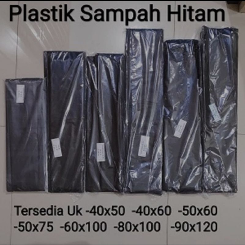 plastik sampah, trash bag, kantong sampah 60x100, 80x120, 90x120