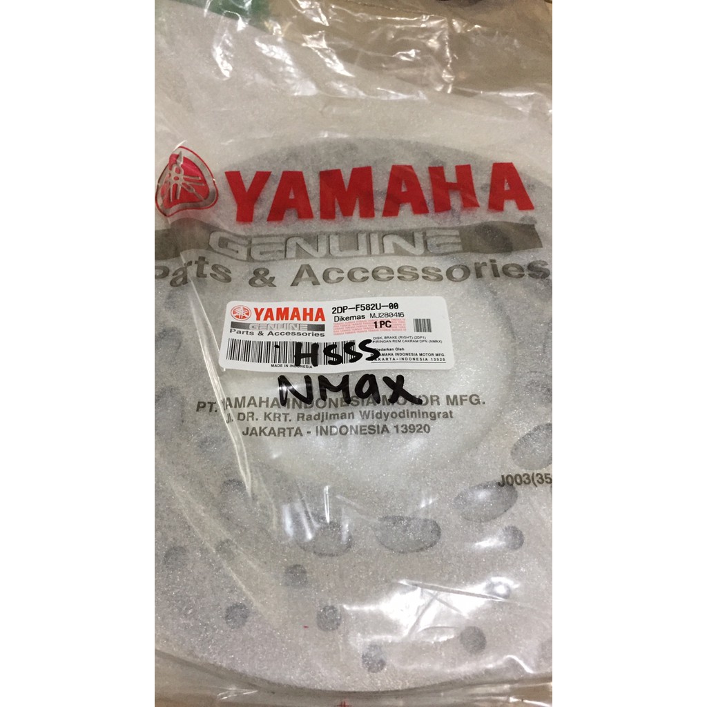 PIRINGAN CAKRAM DEPAN YAMAHA NMAX / AEROX 155 / LEXI ORIGINAL YGP