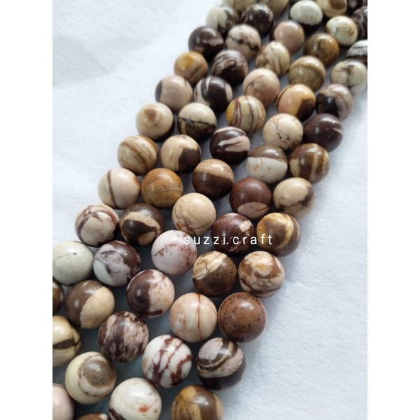 nature stone zebra jasper 10mm