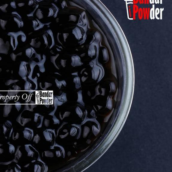 

0NB Tapioca Pearl Bubble Hitam - Topping Minuman Tapioka Black Lokal Berkualitas Bukan Import Taiwan