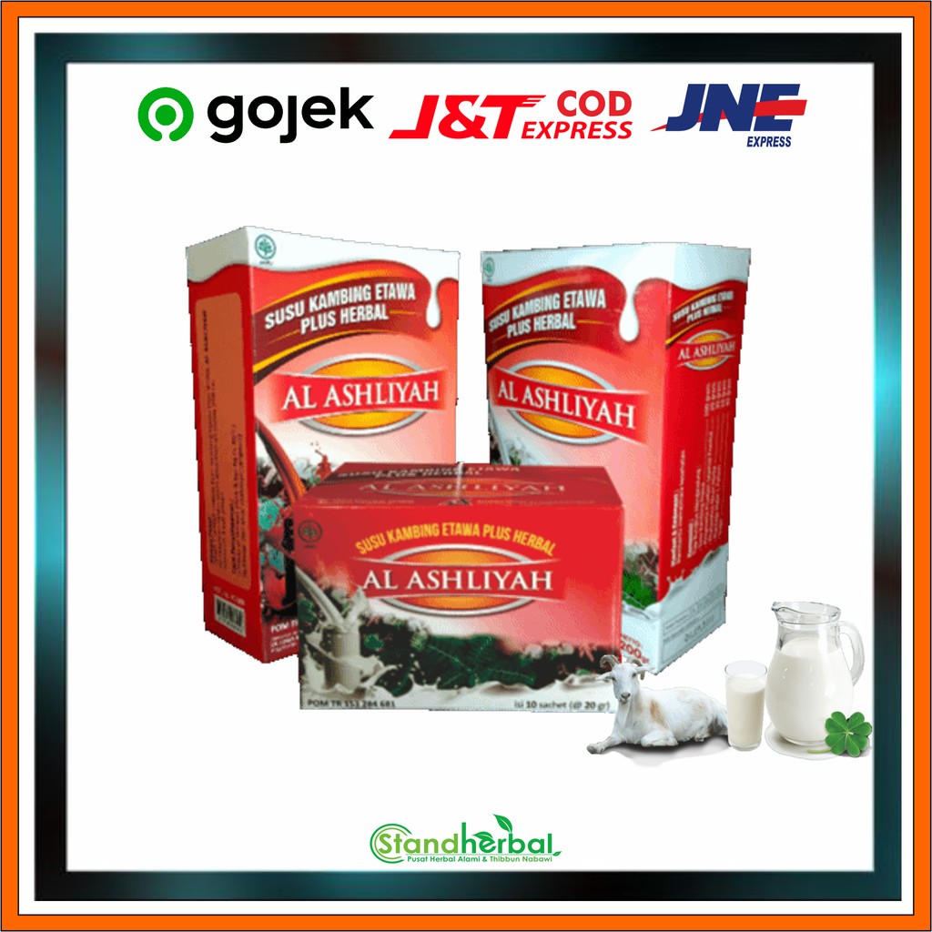 

Susu Kambing Al ashliyah Plus Pegagan 200 gr