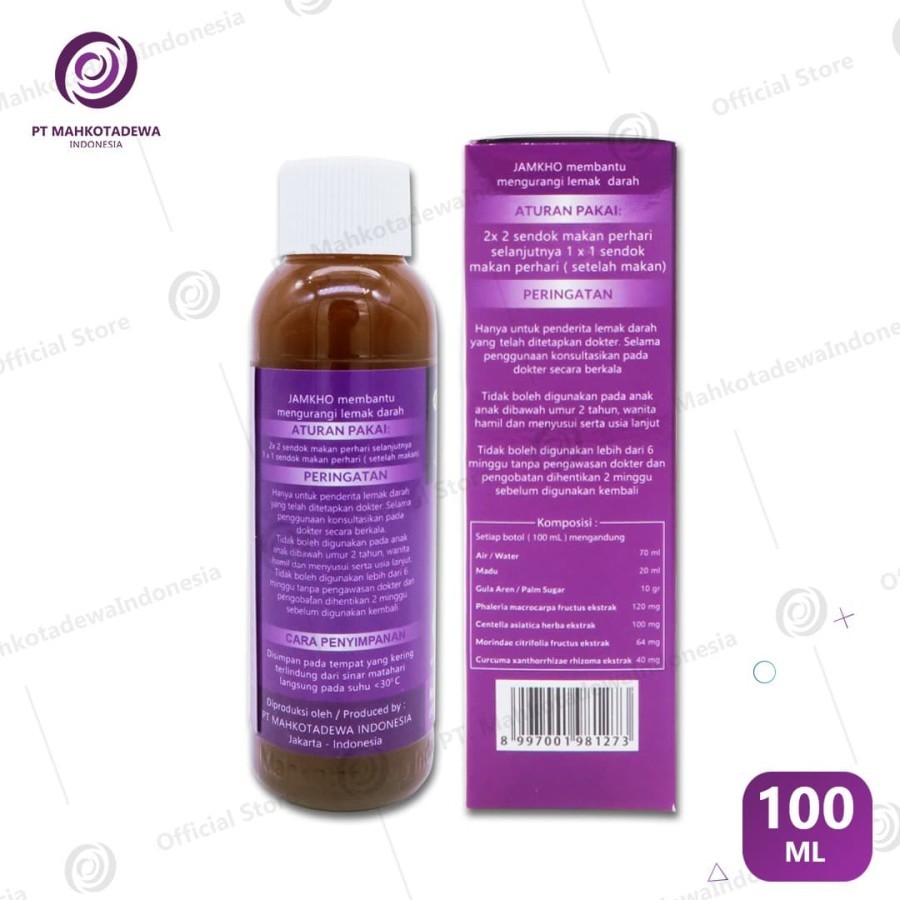 Jamkho Jamu Kolestrol 100ml Asli Original BPOM