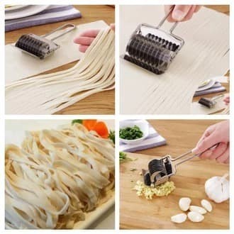 PASTA CUTTER ALAT PEMOTONG MIE NOODLE ROLLING KNIFE SLICER ADONAN KUE