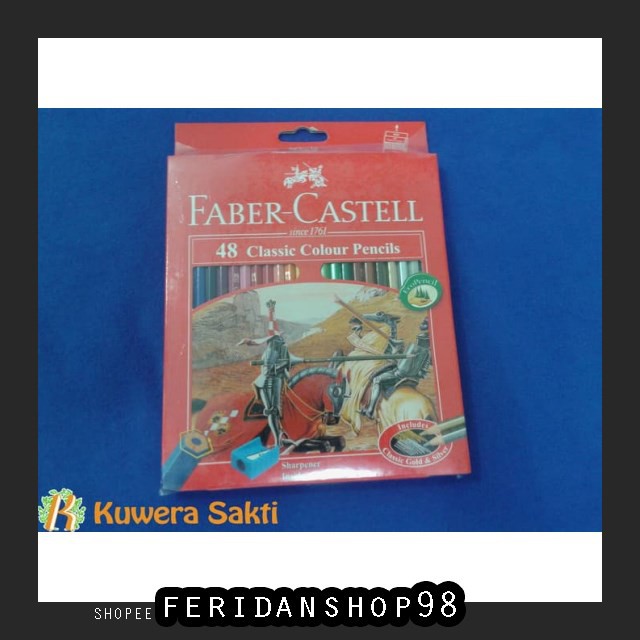 

BT162 PENSIL WARNA FABER BEST CASTELL 48 WARNA CLASSIC COLOUR BY FERIDANSHOP98