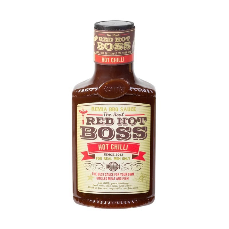 Jual REMIA BBQ SAUCE RED HOT BOSS HOT CHILLI Shopee Indonesia