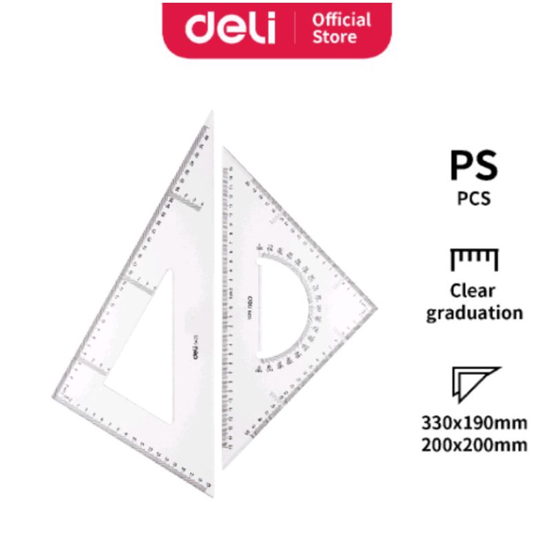 

DELI MISTAR PENGGARIS SEGITIGA E6435 SETARA ZIEGEL