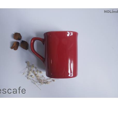 TopMurah MUG KERAMIK CANGKIR KERAMIK GELAS KOPI MUG UNIK MUG NESCAFE RED FOR SOUVENIR KADO HADIAH KO