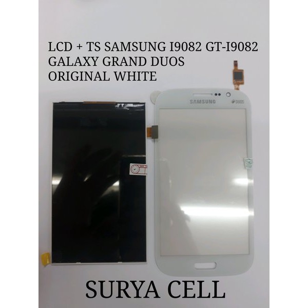 Lcd Touchscreen Samsung I9082 Gt I9082 Galaxy Grand Duos Original White Original Shopee Indonesia