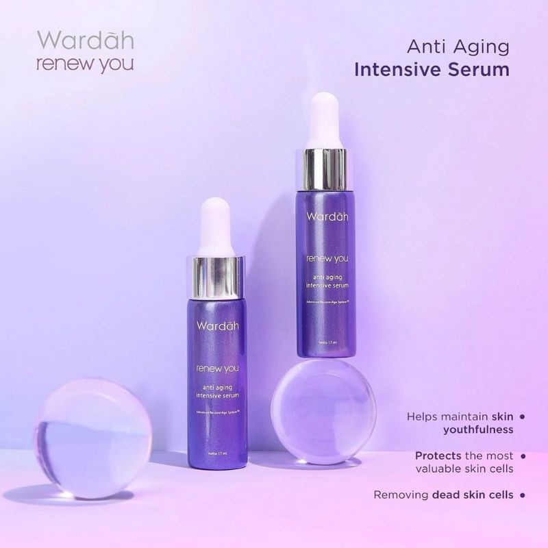 WARDAH renew you  anti aging intensive serum / wardah serum renew you / wardah serum kerutan