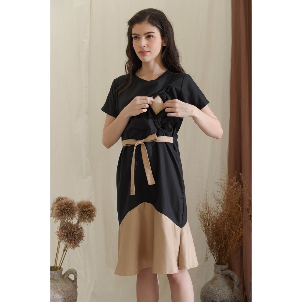 Baju Island - Rory Dress Baju Menyusui, Baju Busui, Nursing Wear